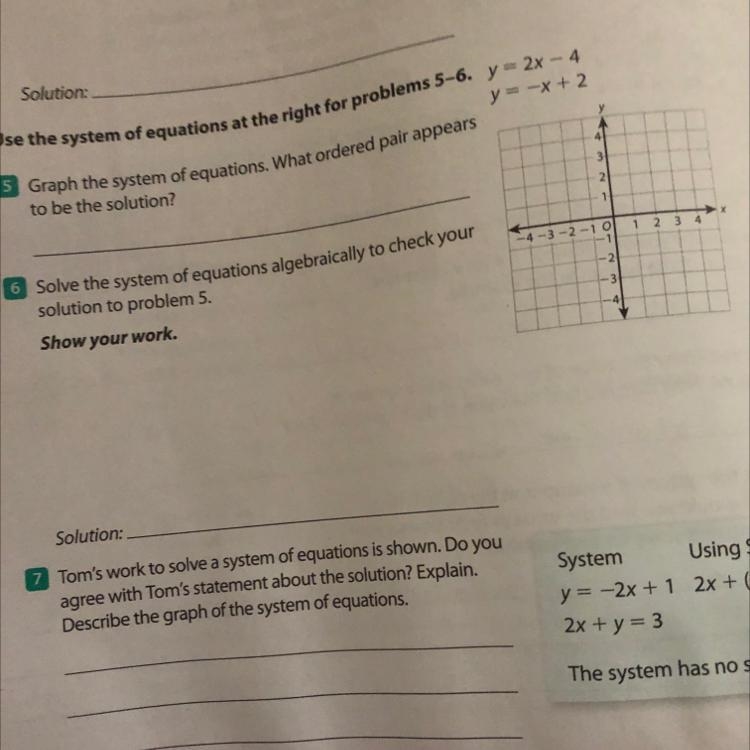 Solve 5 and 6 please-example-1