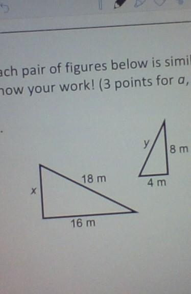 What is the length of the unknown side​-example-1