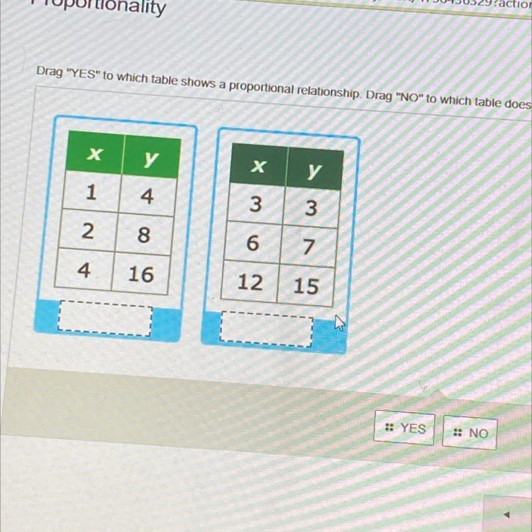 Which one is proportional and which is not-example-1