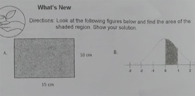 Guide Questions: 1. How do you saive for the area of the shaded region in figure A-example-1