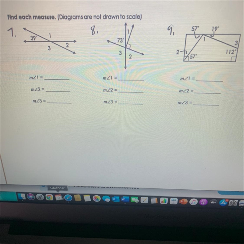 PLEASE HELP!!! Find each measure-example-1