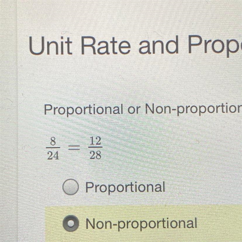 Proportional? Non-proportional?-example-1