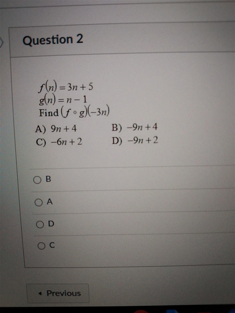 Please help!!! Composition of functions~-example-1