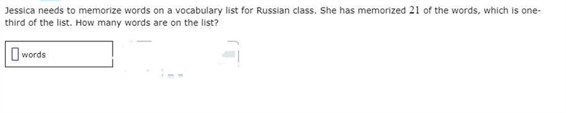 Jessica needs to memorize words on a vocabulary list for Russian class. She has memorized-example-1