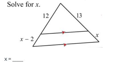 PLEASE HELP FAST Solve for X-example-1