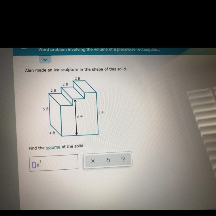 Find the volume of the solid. NO LINKS PLEASE HELP-example-1