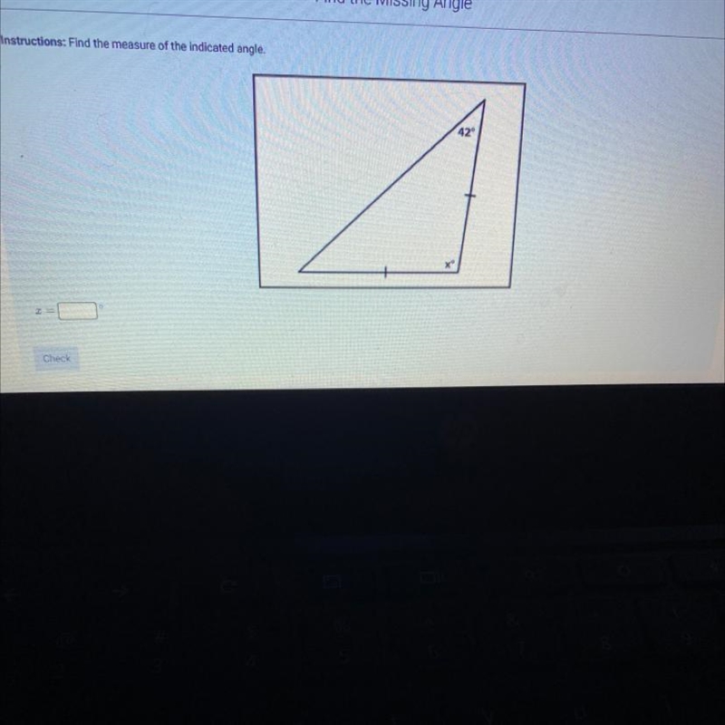 Find the measure of the indicated angle.-example-1