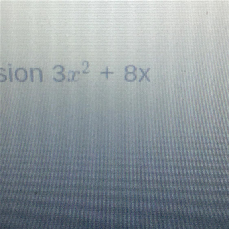 Use the GCF (Greatest common factor) to factor the expression 3.02 + 8x-example-1