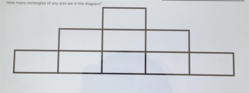 How many rectangles of any size are in the diagram?-example-1