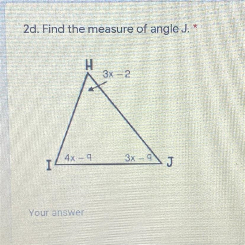 What would be the measure of angle J?-example-1