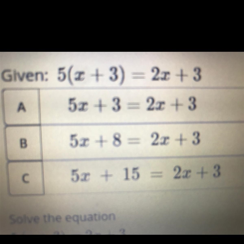 Which equation is equivalent to the given equation ? Please help-example-1