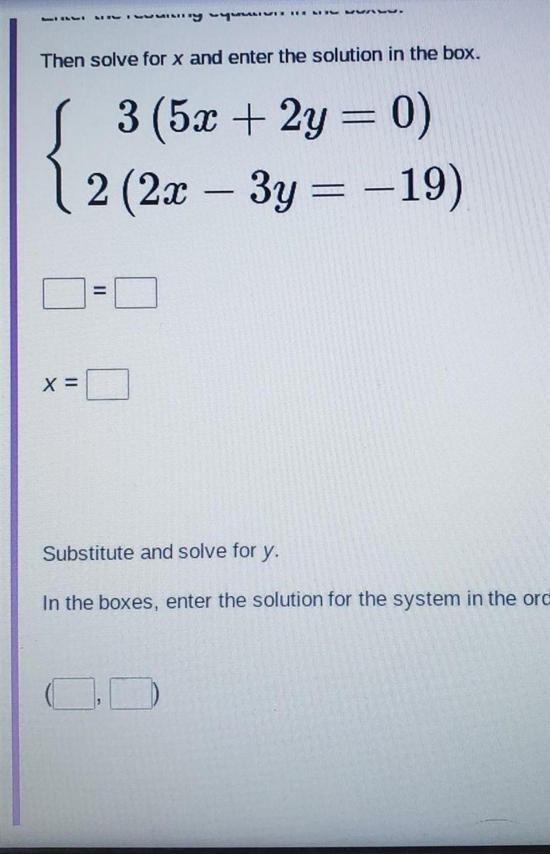 Solve the equation for x and y​-example-1