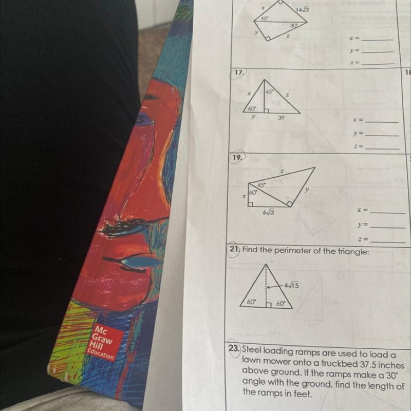 Directions: Find the value of each variable. HELPPPP-example-1