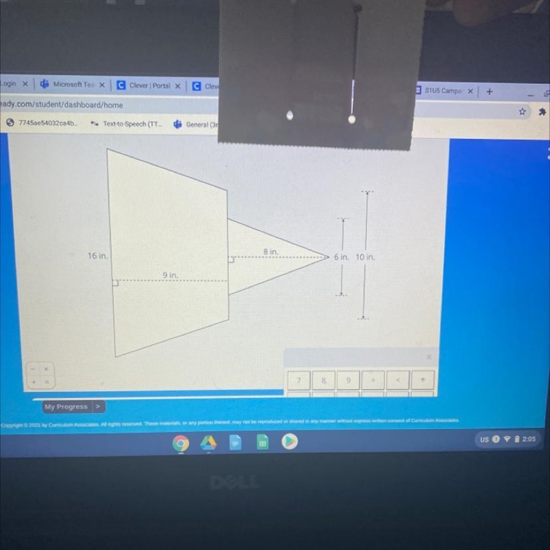 What is the total area of the figure below? 8 in. 16 in 6 in 10 in. 9 in.-example-1