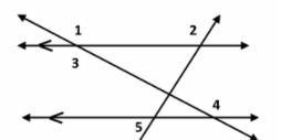 HELPPPP Use the figure to complete the following statement: If m∠4 = 135°, then m-example-1