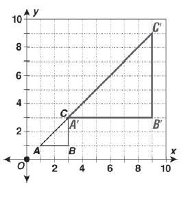 Use triangles ABC and A'B'C' for Exercise. Use the coordinates to find the lengths-example-1