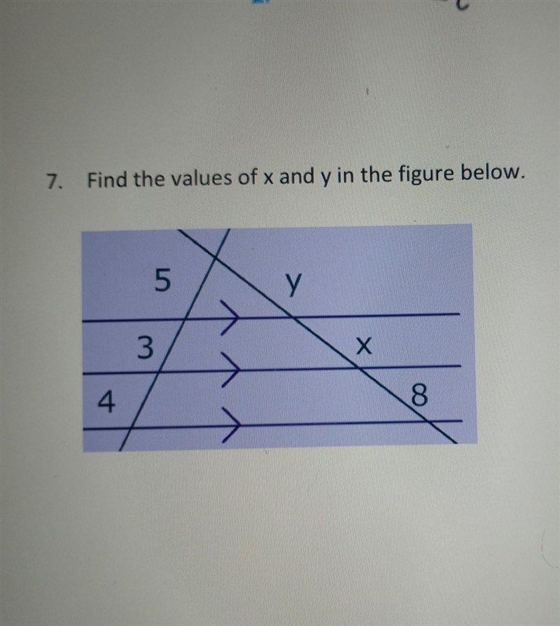 Find the values of x and y in the figure ​-example-1