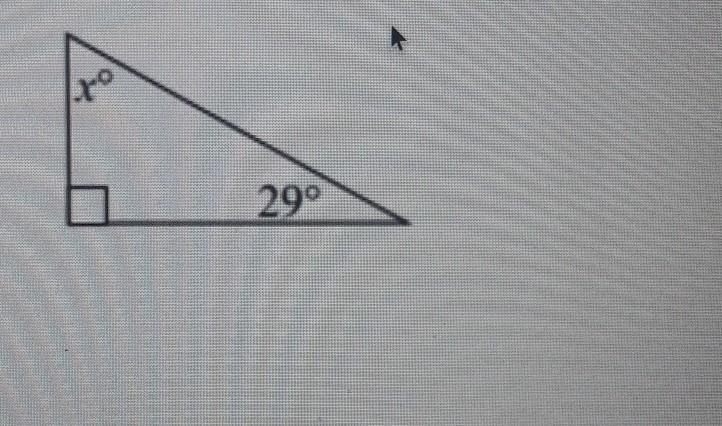 I need to solve for x btw this box means 90 degrees ​-example-1