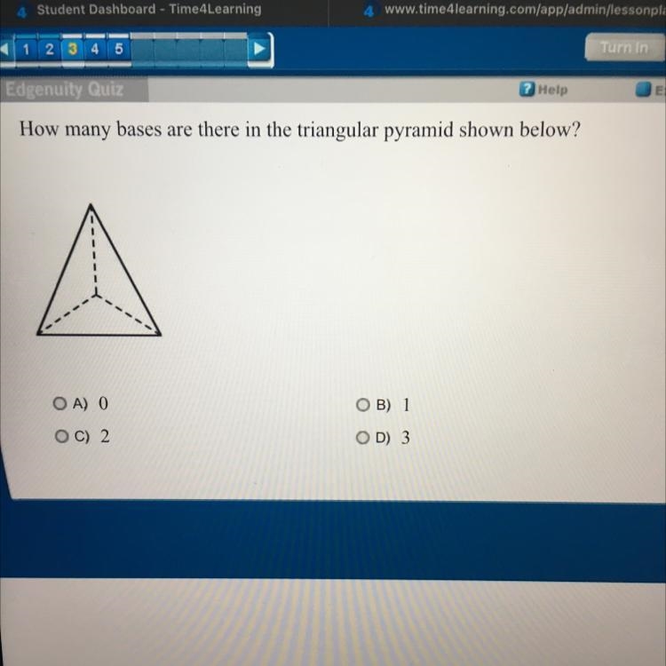 How many bases are there in the triangular pyramid shown below?-example-1