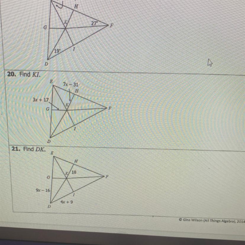 19. Find x: € (17x-7)* G 19 HELP W ALL 3 !!-example-1