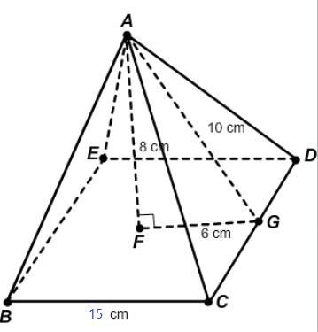 The volume of the square pyramid is ___ cubic centimeters.-example-1