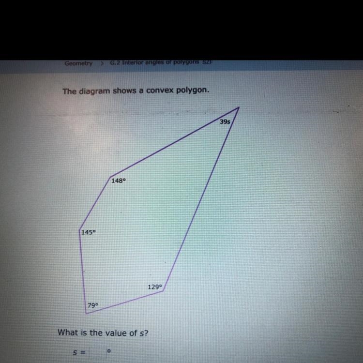 What is the value of s? S=-example-1