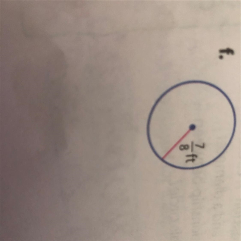 Find the circumference of each circle use 22/7 for pi?-example-1