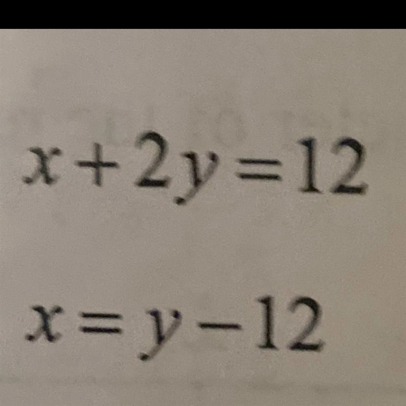 Solving system by substitution-example-1