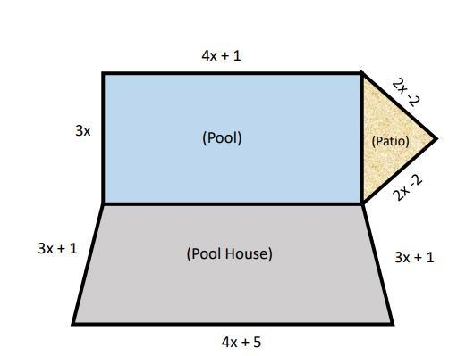 Gloria is designing an outdoor garden for her client and needs to find the perimeter-example-1