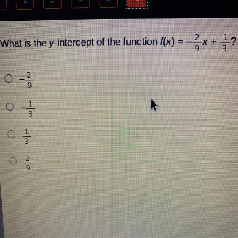 What is the y-intercept of the function nx) = x + 5 costs us when ons-example-1