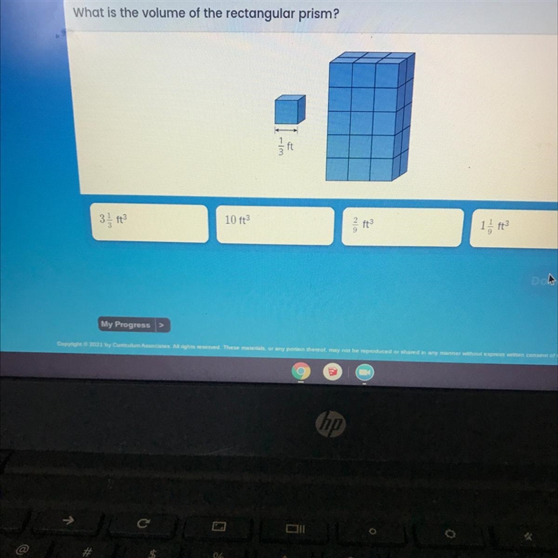 What is the volume of the rectangular prism? 1/ ft 10 ft ft 14 ft-example-1