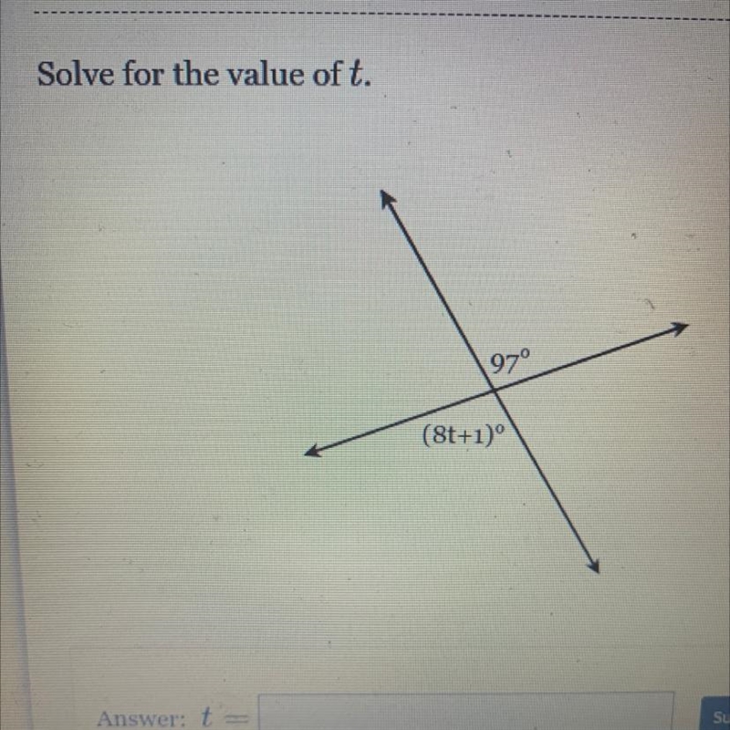 Solve for the value of t. please help-example-1