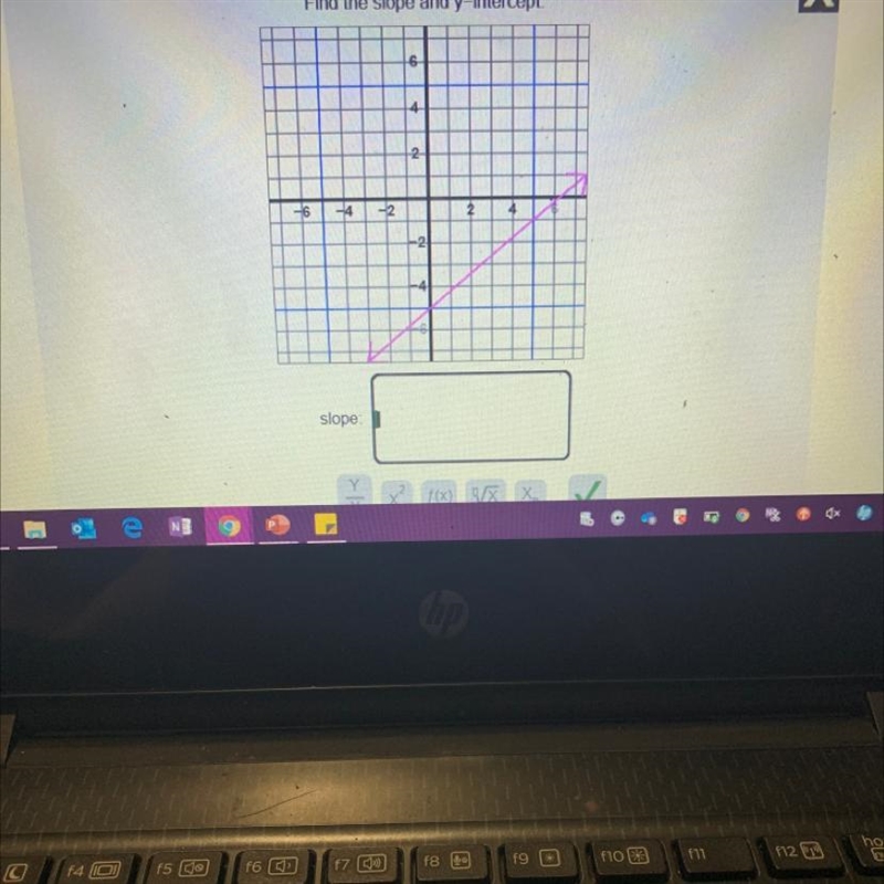 Find the slope and y-intercept.-example-1