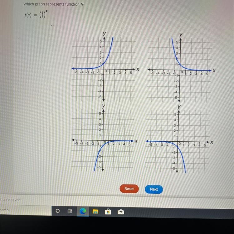 What is this? F(x) = (1/3)^x-example-1