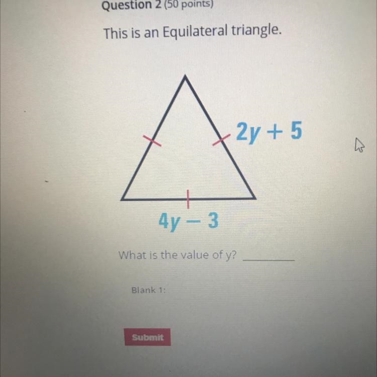 What is the value of y ?-example-1