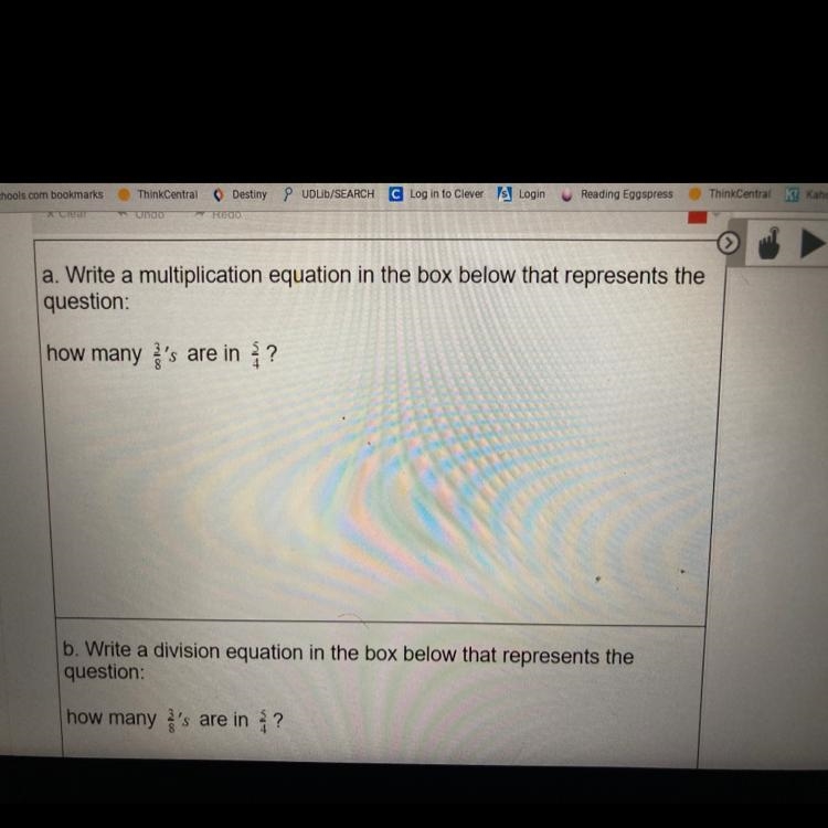 How many 3 or 8 are in 5 over 4 Please help-example-1