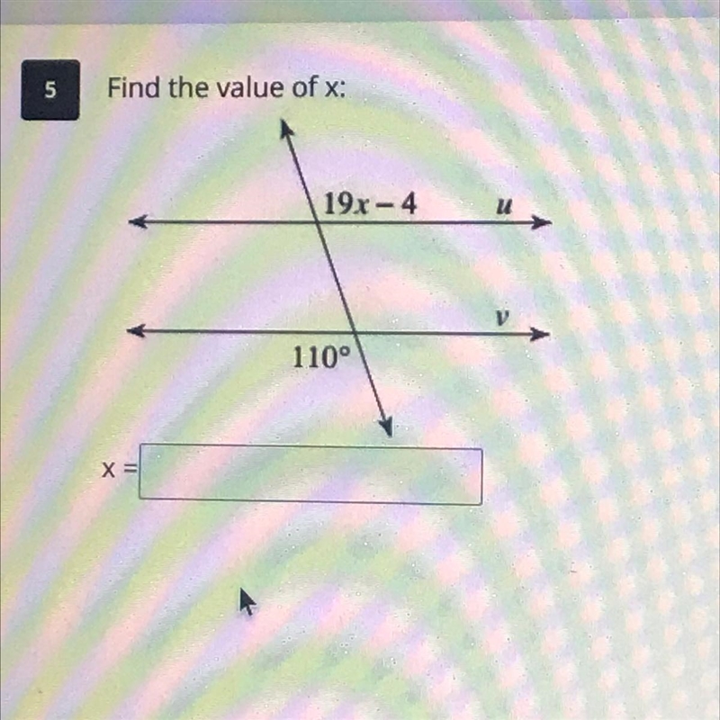 Find the value of x:-example-1