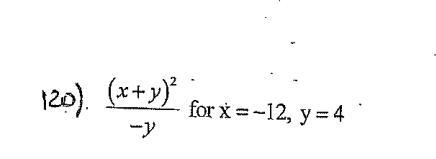 Evaluate each expression for the given value(s)-example-1