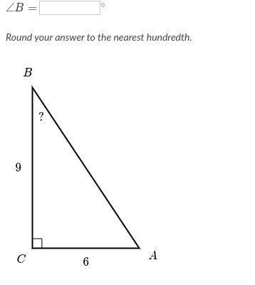 Solve for an angle in right triangles-example-1