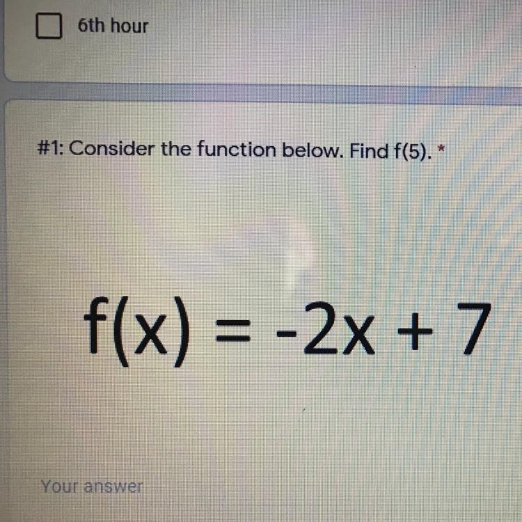 Consider the function below. Find f(5)-example-1