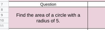 Find the area of a circle with a radius of 5.-example-1