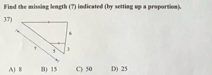 Find the missing length. show work!! 20 points-example-1