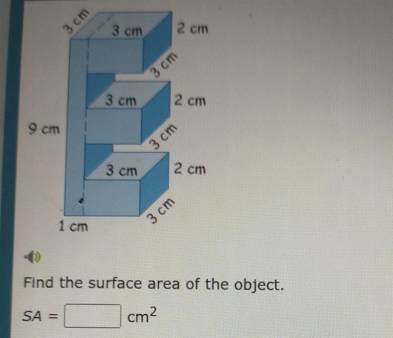 Pls help me Find the surface area of the object. ​-example-1