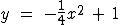 Select the correct answer. Select the graph of the equation below. A. B. C. D.-example-5