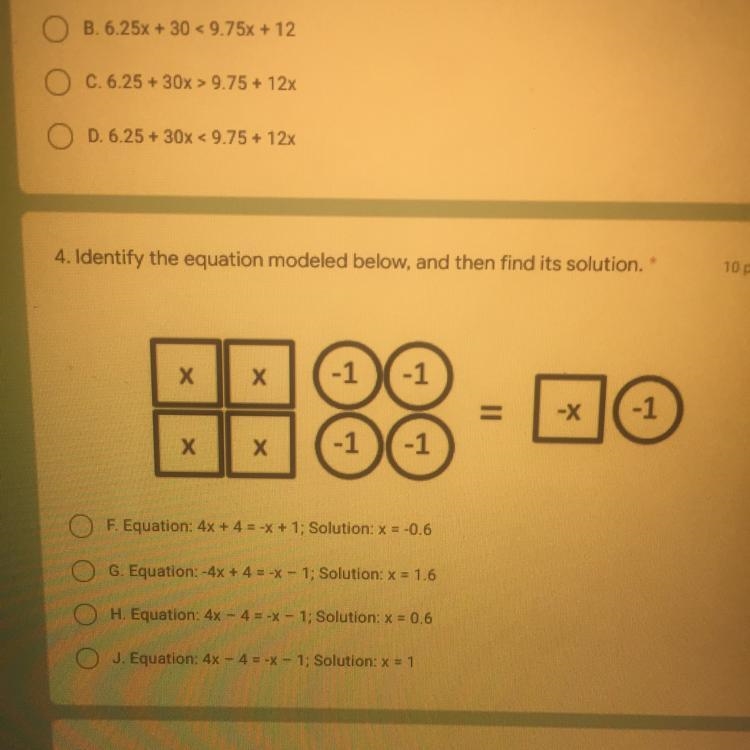 Identify the equation modeled below,and then find its solution-example-1