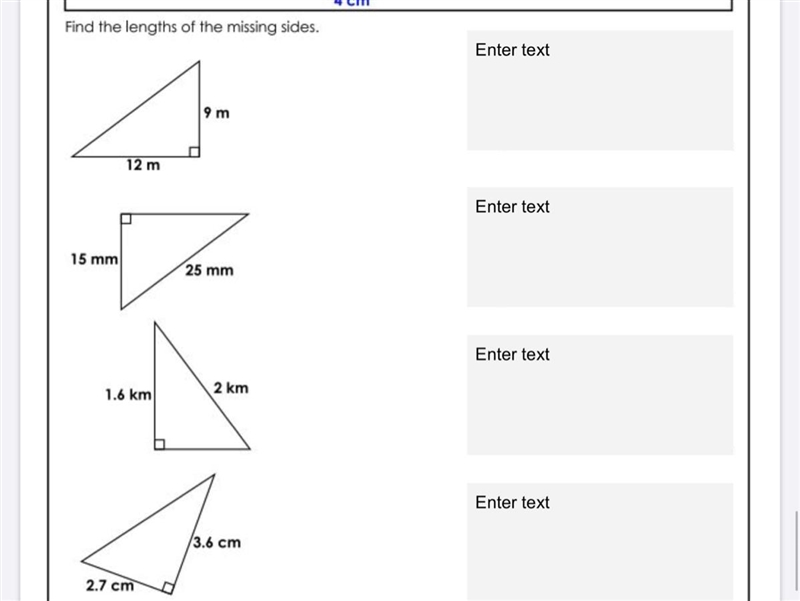 ⚠️Pythagorean Theorem⚠️ ‼️Urgent Help‼️-example-1