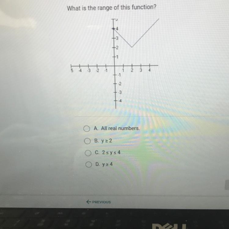 (PLEASE HELP ME ASAP‼️‼️‼️)What is the range of this function? 4 TYPE +1 + 5 1 -3 -1 2 3 4 +-1 +2 -3 4 O-example-1