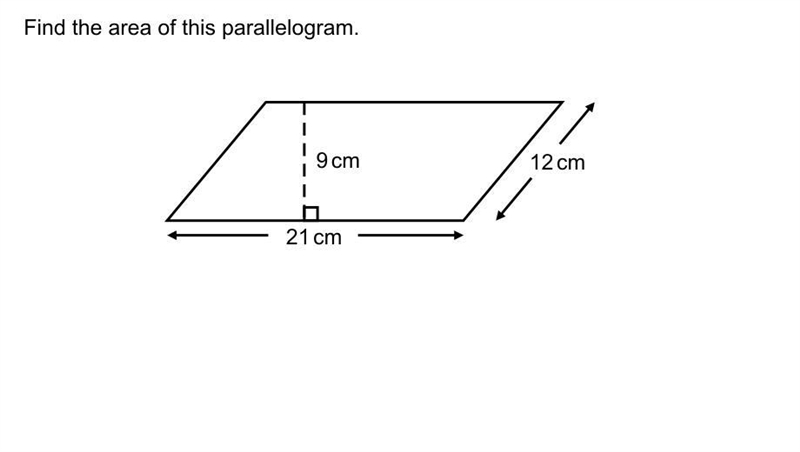 Find the area of this parallelogram.-example-1