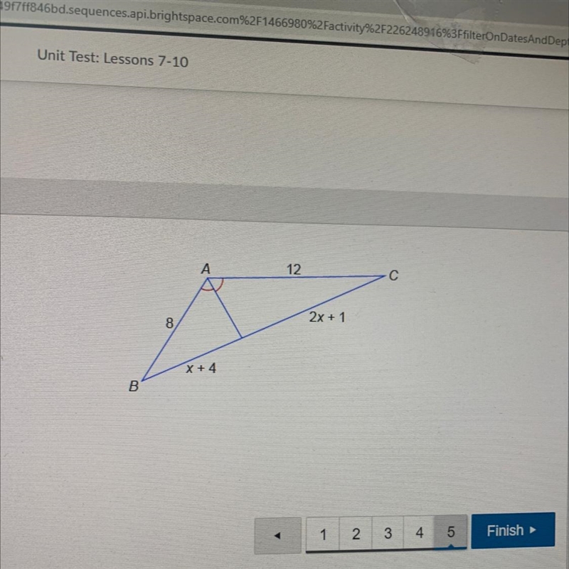 What is value of x Enter your answer in the box.-example-1