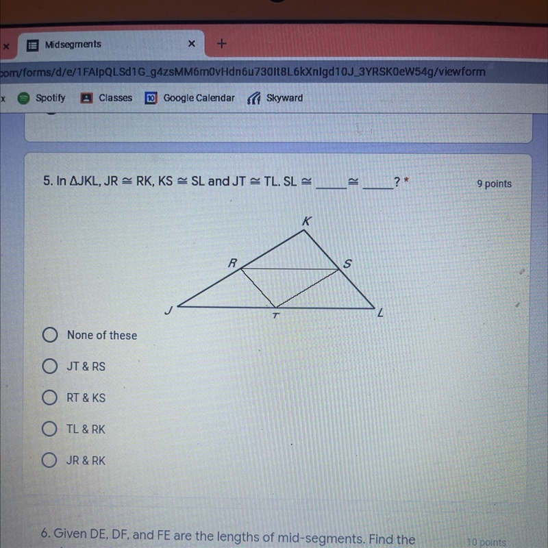 Pls help asap MIDSEGMENTS-example-1